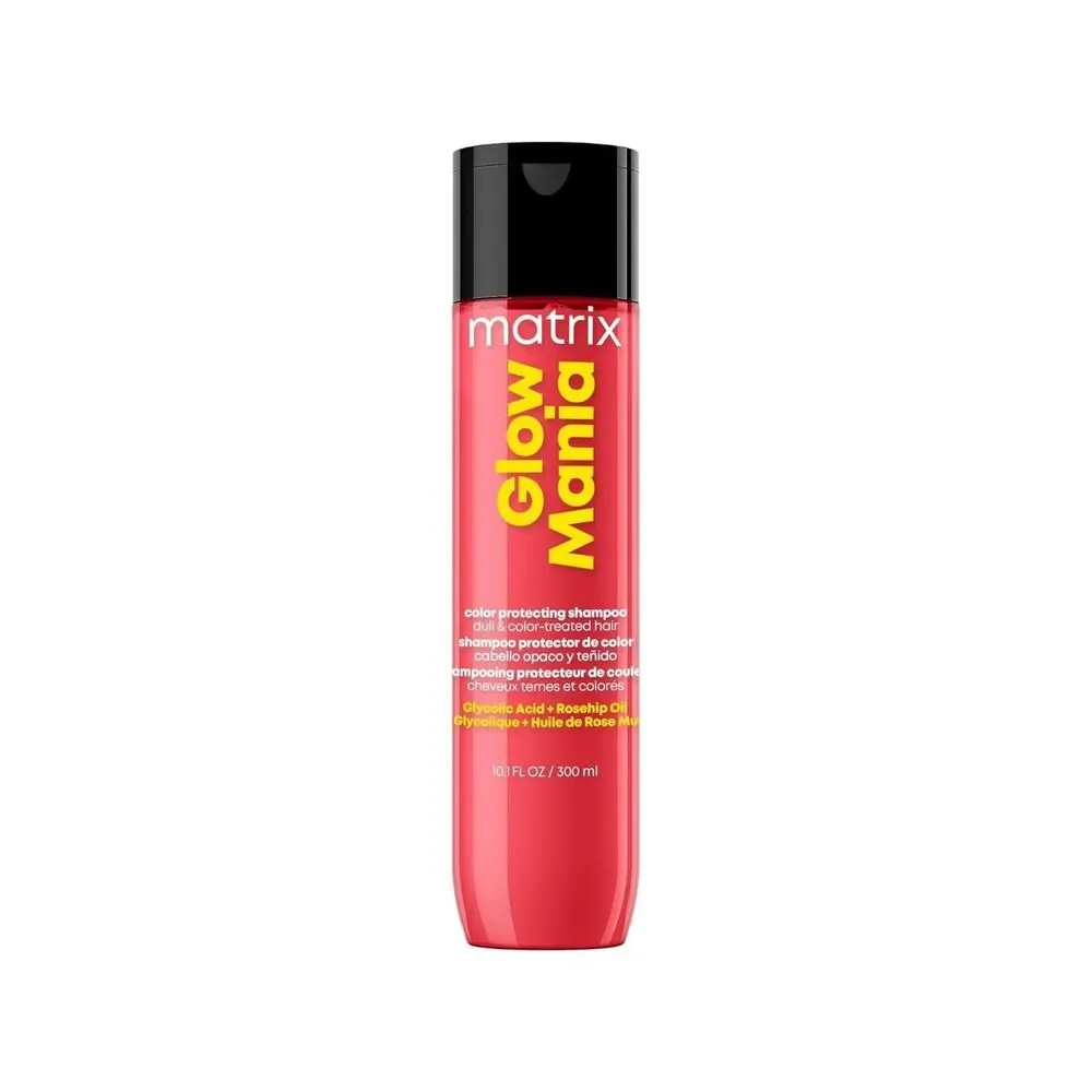 MATRIX Glow Mania Shampoo Enhances Shine and Moisturizes Color-Treated 10.1 oz